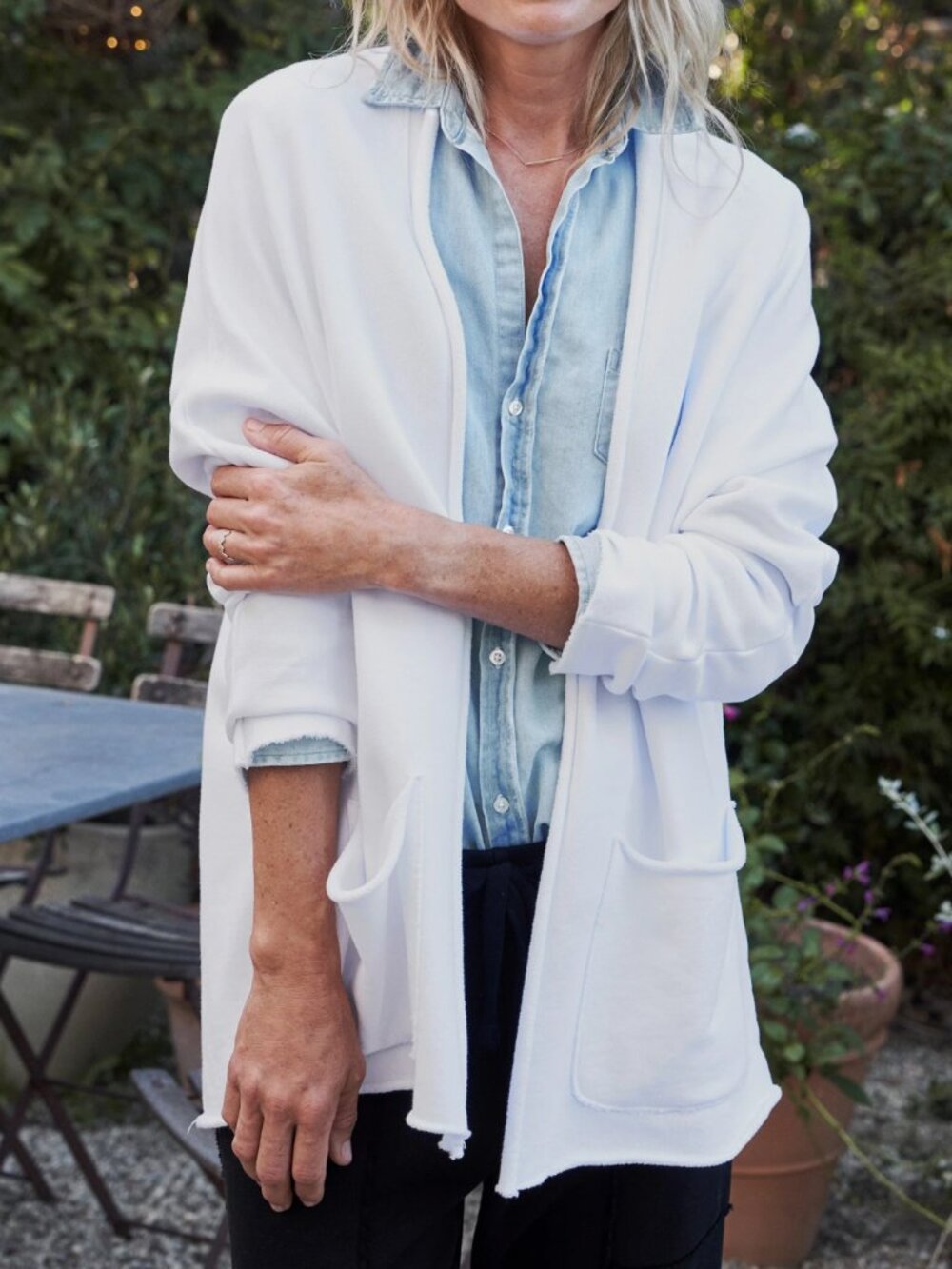 Frank & Eileen NWOT Barbara Beach Cardigan Cotton large